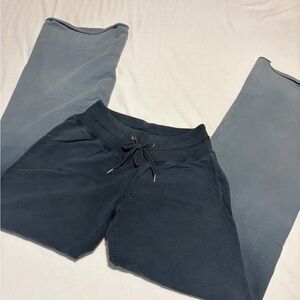 Vintage Lucky Brand 100% Cotton Drawstring Blue Ombré Wide Leg Pants Mid-Rise XS